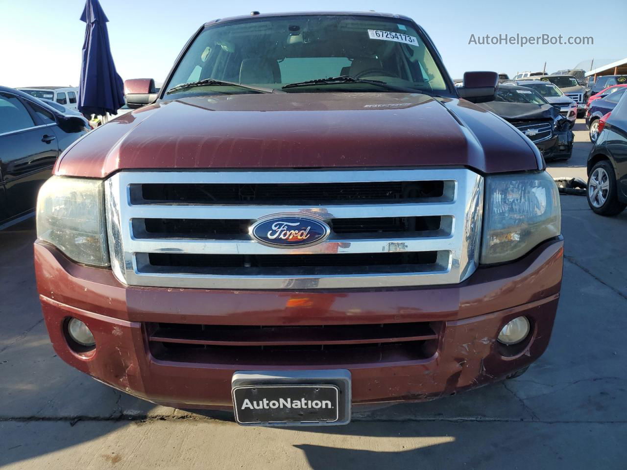 2012 Ford Expedition El Limited Maroon vin: 1FMJK1K55CEF12546