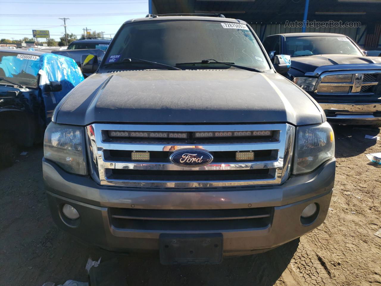 2012 Ford Expedition El Limited Gray vin: 1FMJK1K55CEF29315