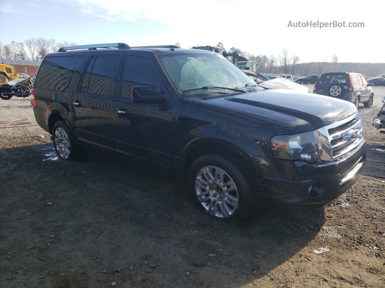 2012 Ford Expedition El Limited Черный vin: 1FMJK1K59CEF46411