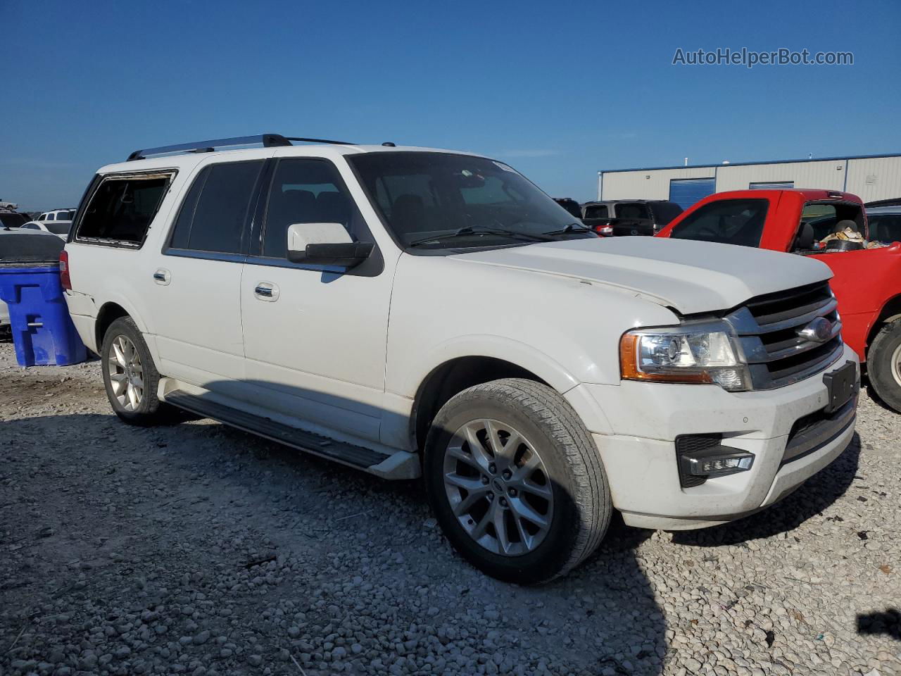 2017 Ford Expedition El Limited White vin: 1FMJK1KT0HEA61144