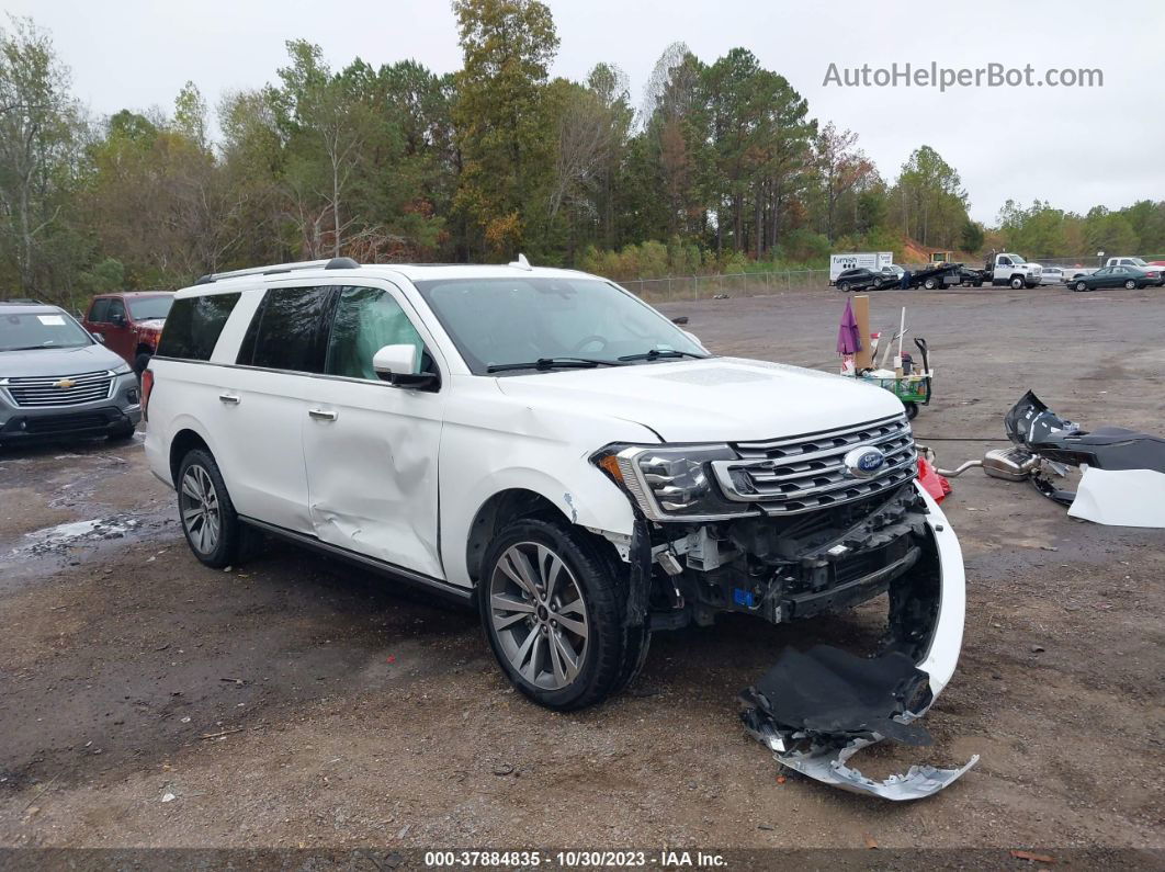 2020 Ford Expedition Max Limited White vin: 1FMJK1KT0LEA96632