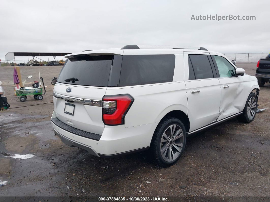 2020 Ford Expedition Max Limited White vin: 1FMJK1KT0LEA96632