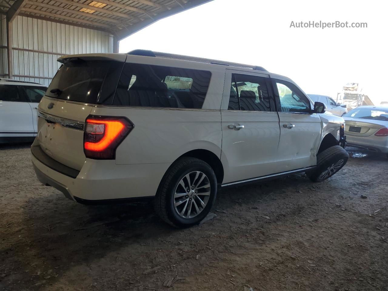 2018 Ford Expedition Max Limited White vin: 1FMJK1KT1JEA10032