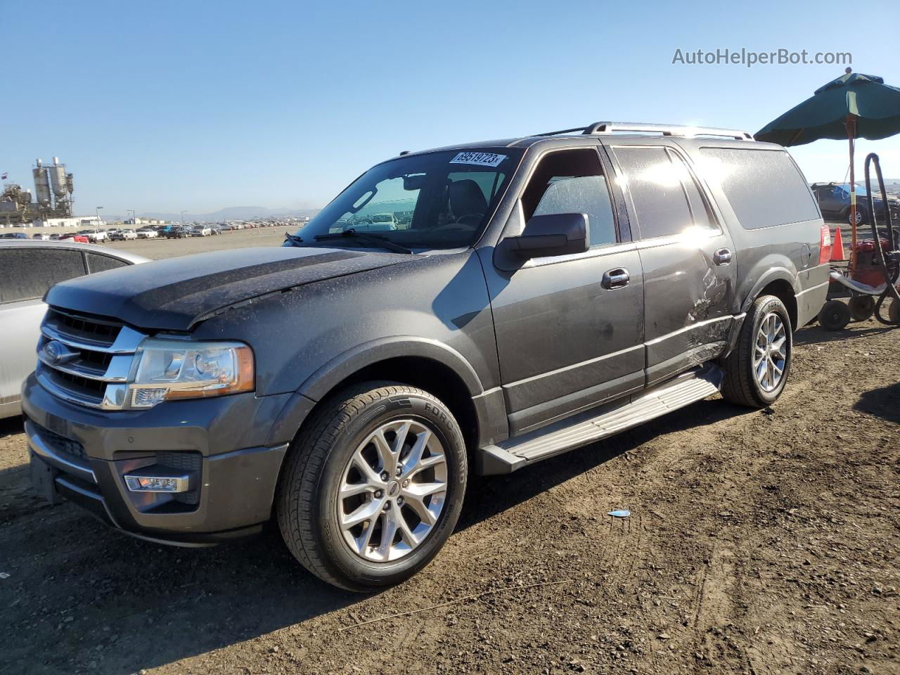 2016 Ford Expedition El Limited Gray vin: 1FMJK1KT2GEF29373