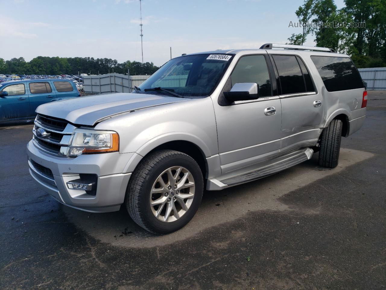 2017 Ford Expedition El Limited Silver vin: 1FMJK1KT2HEA48721