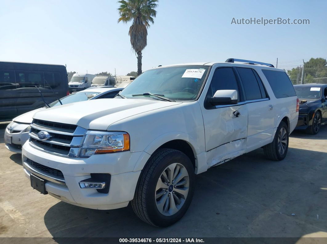 2017 Ford Expedition El Limited White vin: 1FMJK1KT4HEA83597