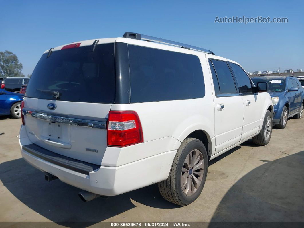 2017 Ford Expedition El Limited White vin: 1FMJK1KT4HEA83597