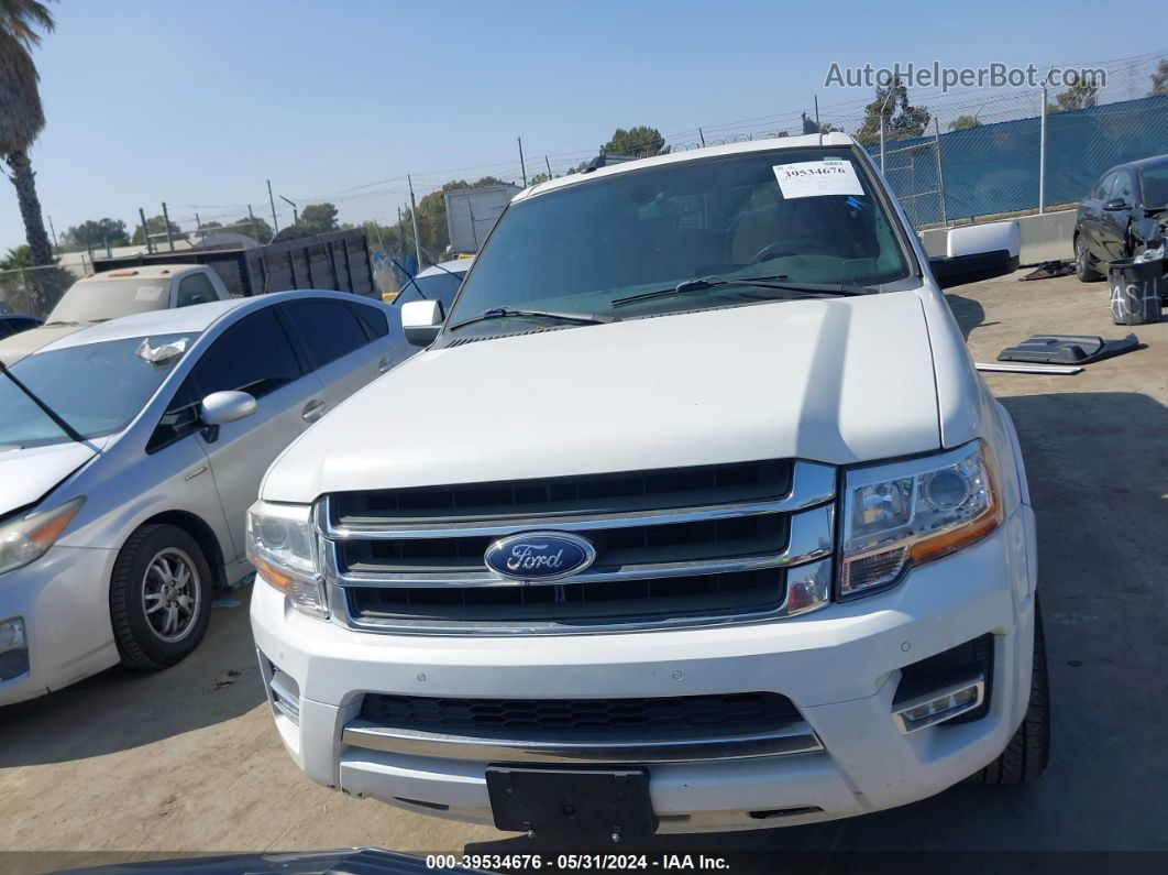 2017 Ford Expedition El Limited White vin: 1FMJK1KT4HEA83597