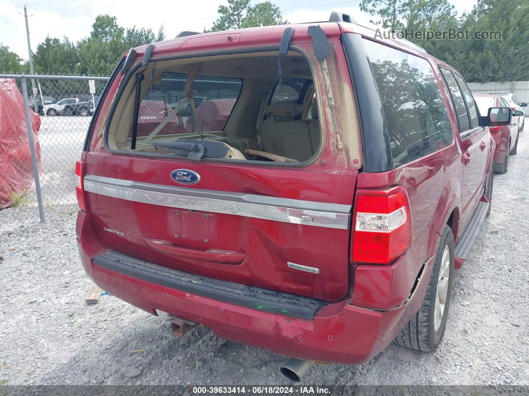 2017 Ford Expedition El Limited Red vin: 1FMJK1KT5HEA61382