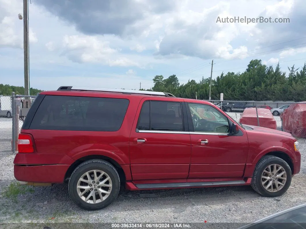 2017 Ford Expedition El Limited Red vin: 1FMJK1KT5HEA61382