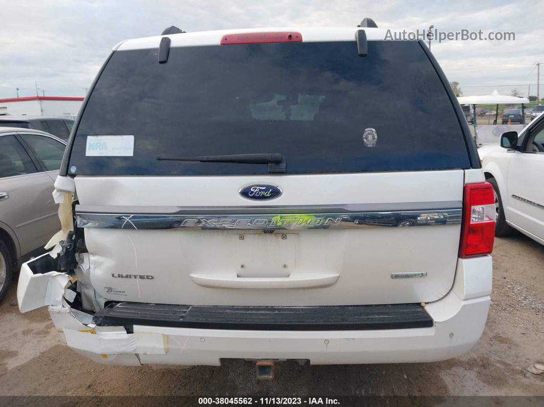 2017 Ford Expedition El Limited White vin: 1FMJK1KT6HEA37012