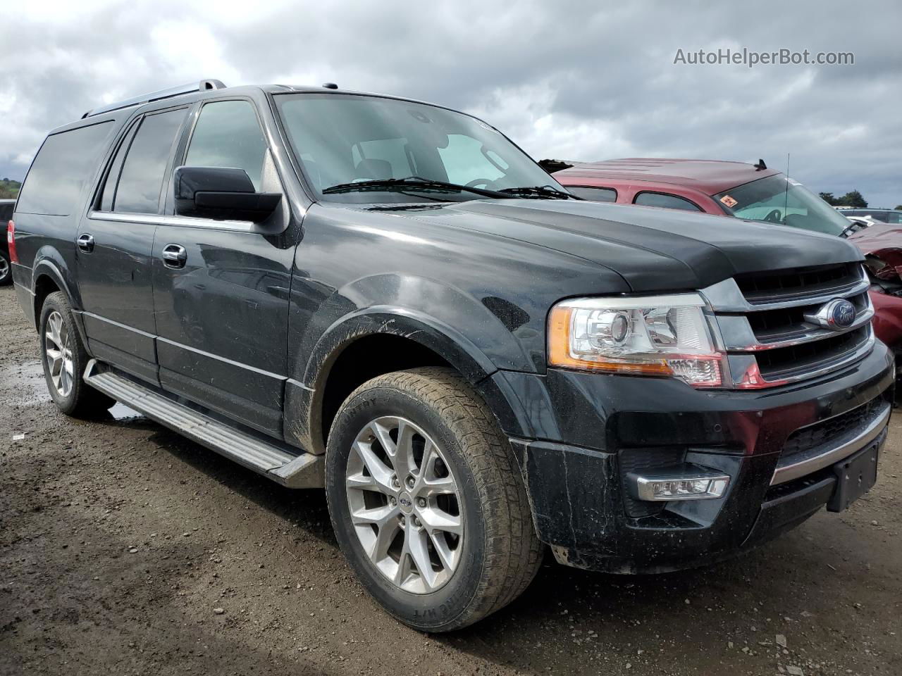 2017 Ford Expedition El Limited Black vin: 1FMJK1KT6HEA48964