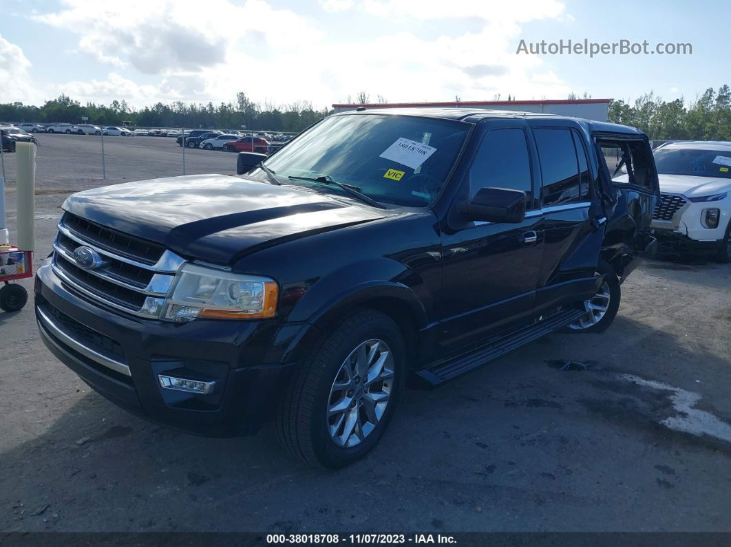 2017 Ford Expedition El Limited Черный vin: 1FMJK1KT6HEA74349