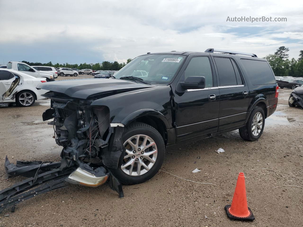 2016 Ford Expedition El Limited Black vin: 1FMJK1KT7GEF11709