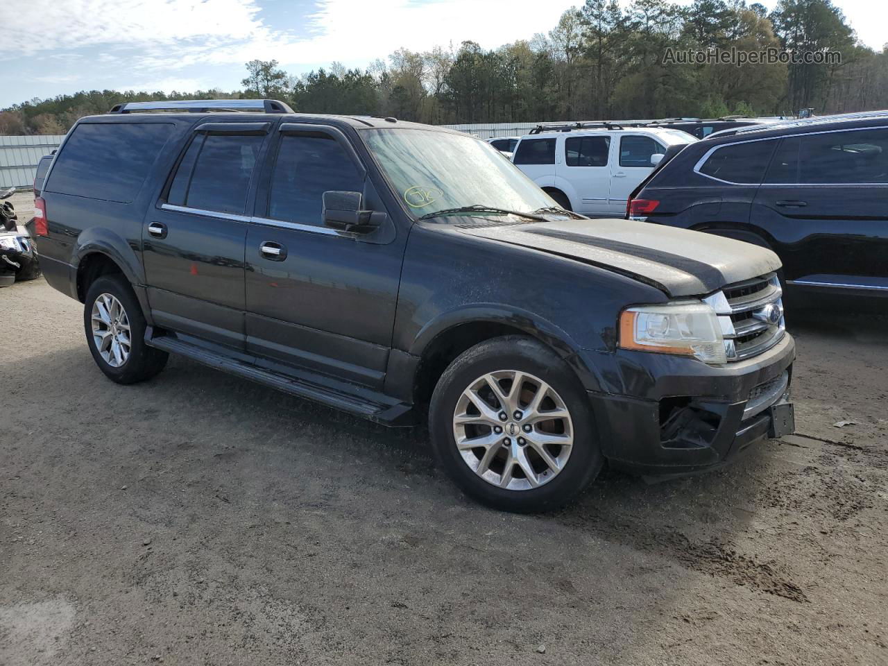 2016 Ford Expedition El Limited Black vin: 1FMJK1KT7GEF53703