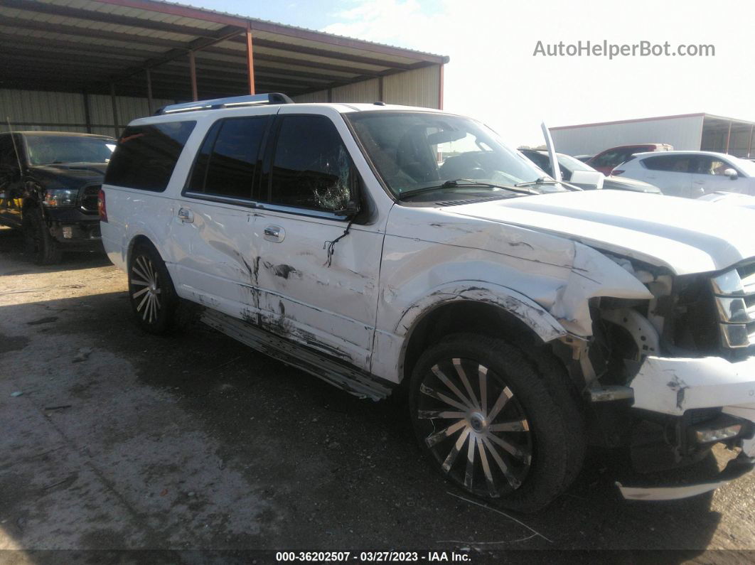 2017 Ford Expedition El Limited White vin: 1FMJK1KT7HEA02396