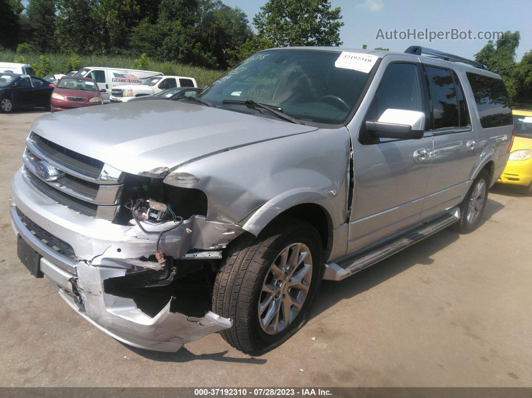 2017 Ford Expedition El Limited Silver vin: 1FMJK1KT7HEA50187