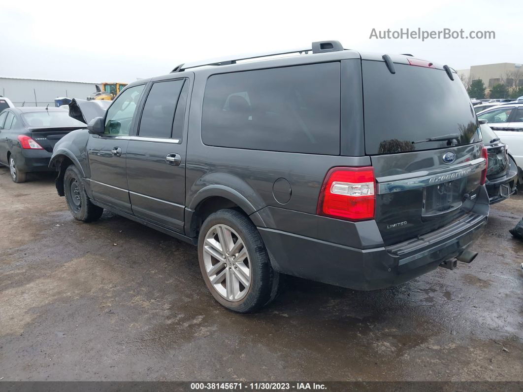 2017 Ford Expedition El Limited Gray vin: 1FMJK1KT7HEA81486