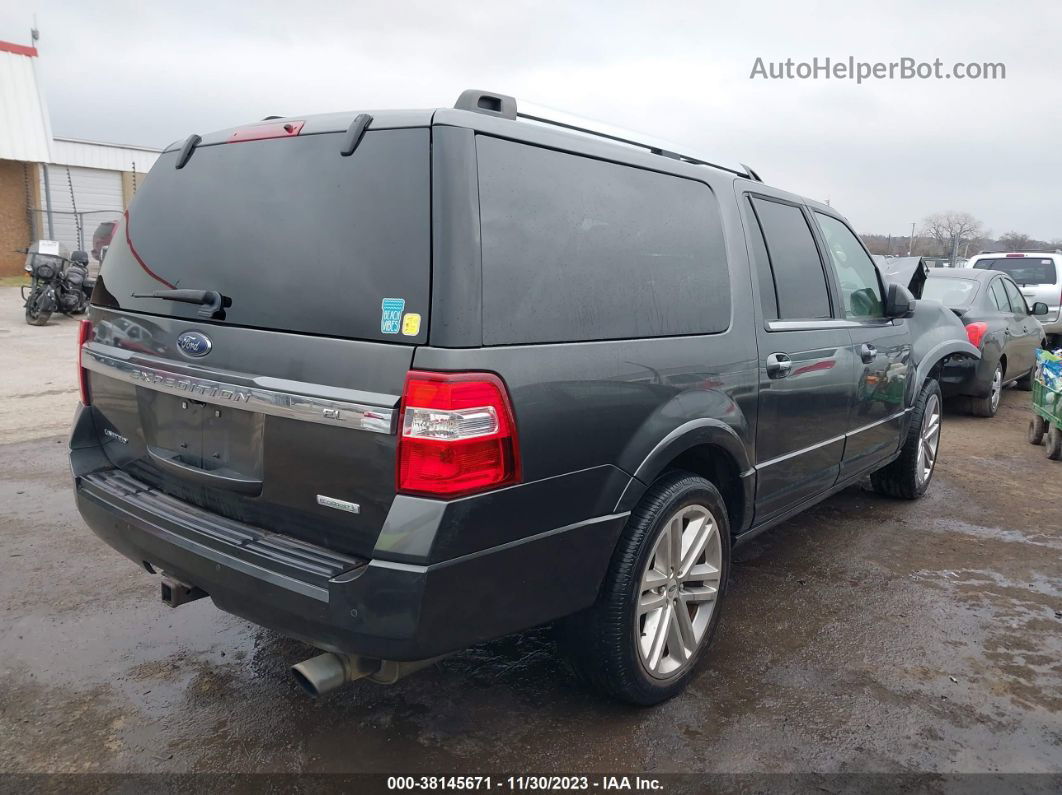 2017 Ford Expedition El Limited Gray vin: 1FMJK1KT7HEA81486