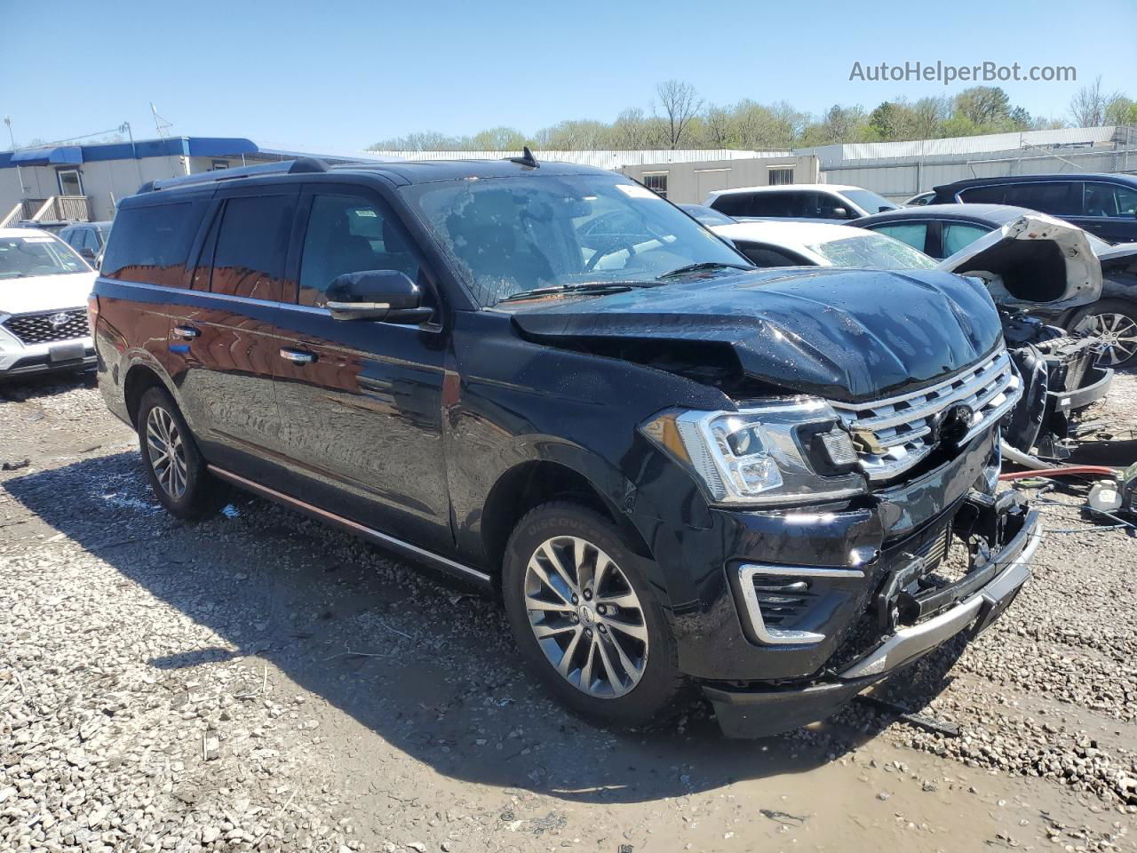 2018 Ford Expedition Max Limited Black vin: 1FMJK1KT7JEA24873