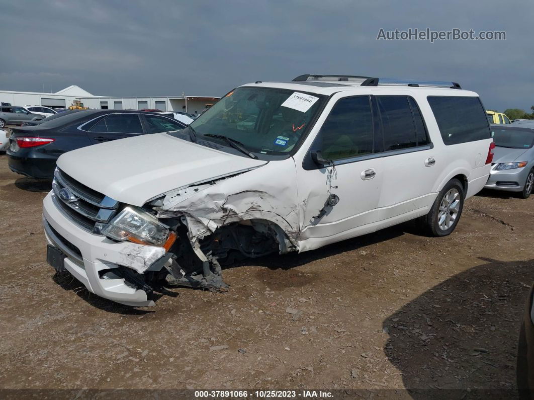 2016 Ford Expedition El Limited White vin: 1FMJK1KT9GEF26051