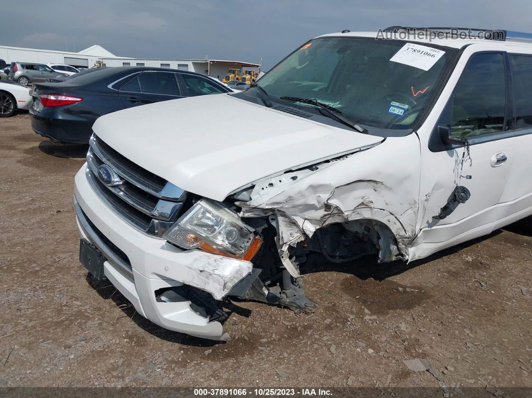 2016 Ford Expedition El Limited White vin: 1FMJK1KT9GEF26051