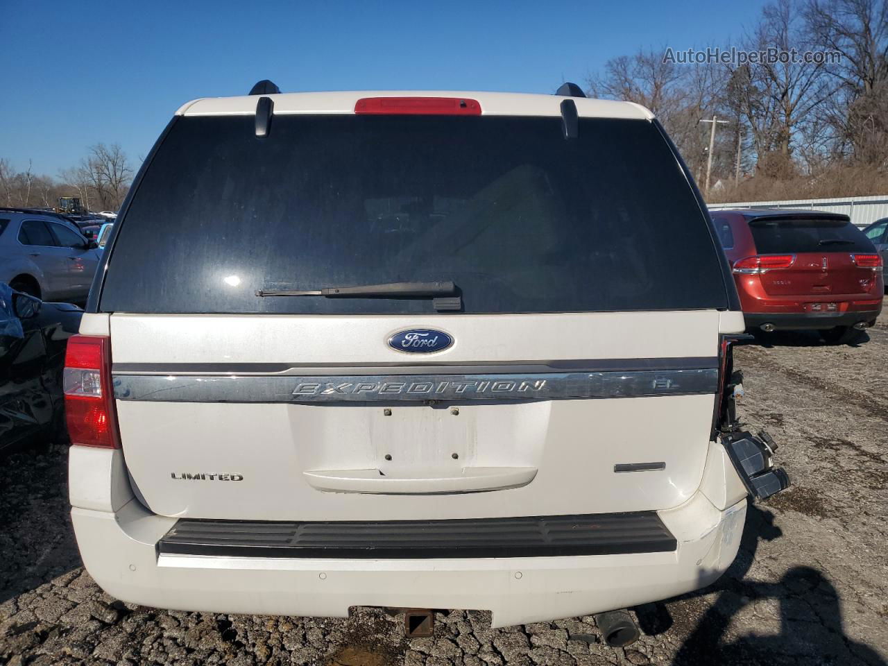 2016 Ford Expedition El Limited White vin: 1FMJK1KT9GEF37809