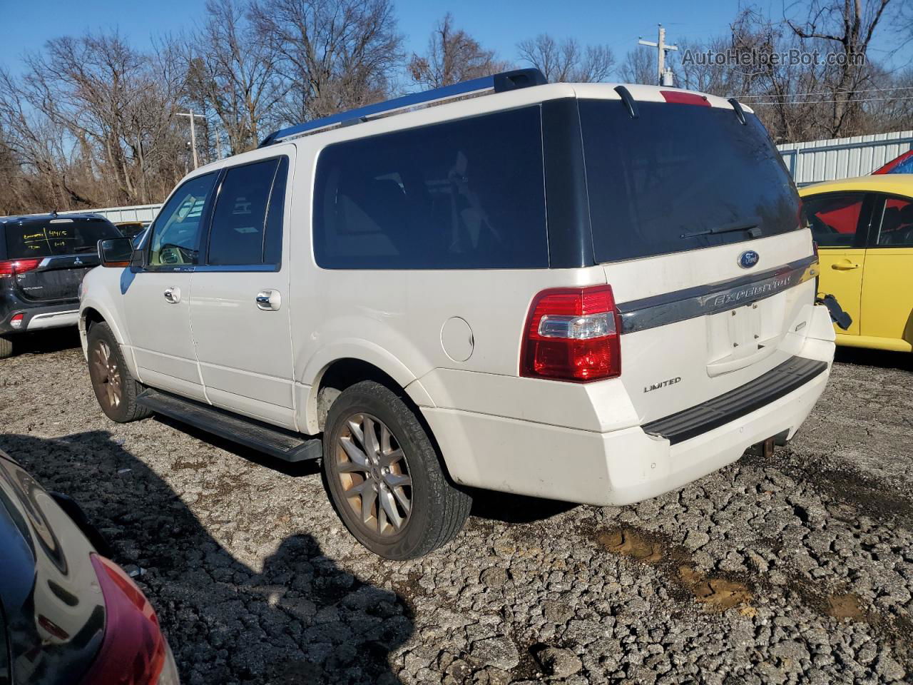 2016 Ford Expedition El Limited White vin: 1FMJK1KT9GEF37809