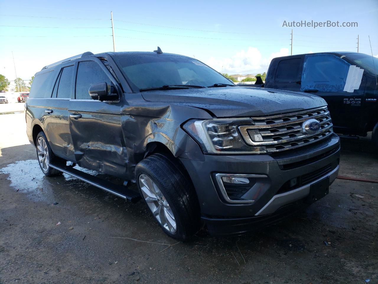 2018 Ford Expedition Max Limited Gray vin: 1FMJK1KT9JEA52027