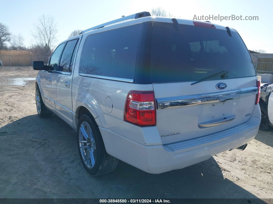 2016 Ford Expedition El Platinum White vin: 1FMJK1MT0GEF12570