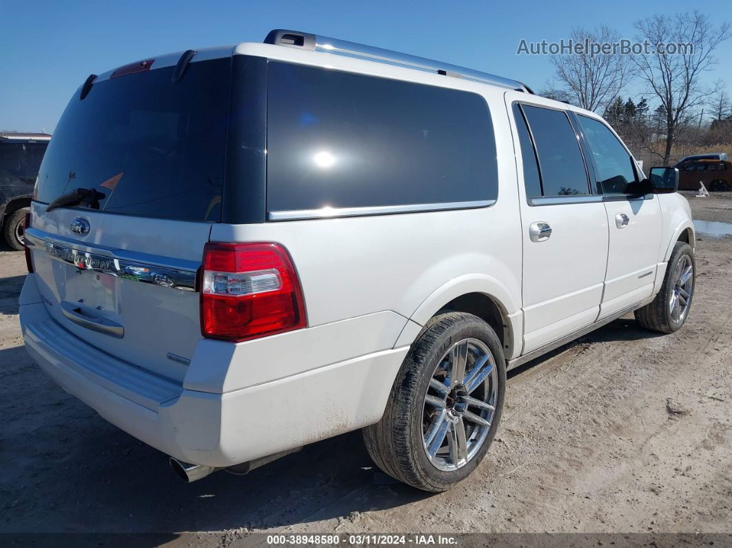 2016 Ford Expedition El Platinum White vin: 1FMJK1MT0GEF12570