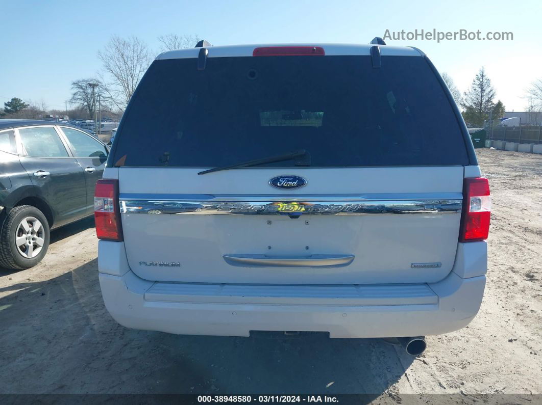 2016 Ford Expedition El Platinum White vin: 1FMJK1MT0GEF12570