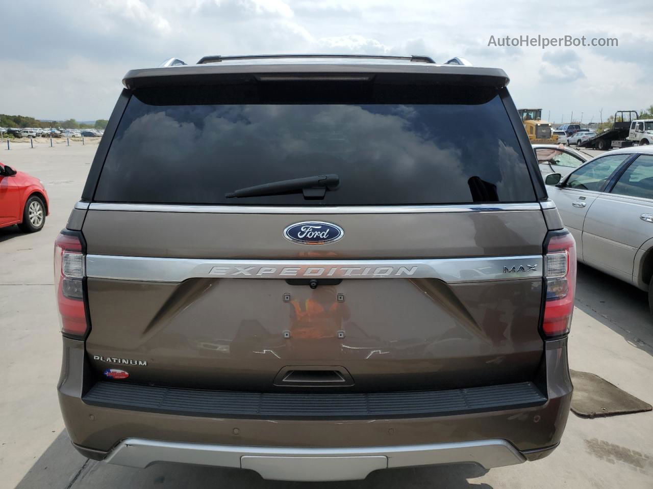 2018 Ford Expedition Max Platinum Brown vin: 1FMJK1MT2JEA32537