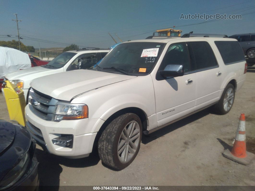 2017 Ford Expedition El Platinum White vin: 1FMJK1MT3HEA40849