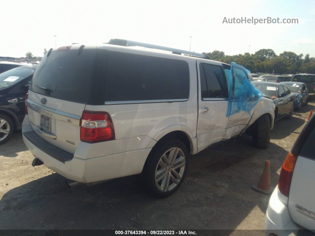 2017 Ford Expedition El Platinum White vin: 1FMJK1MT3HEA40849