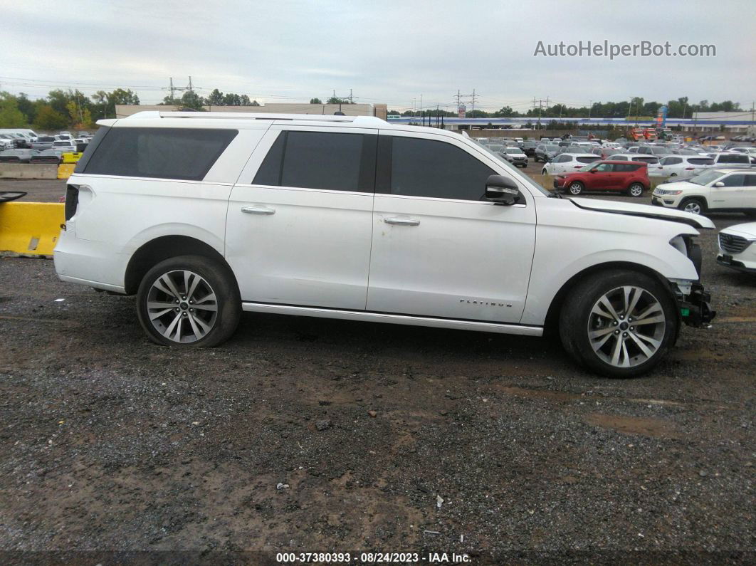 2020 Ford Expedition Max Platinum White vin: 1FMJK1MT4LEA42358