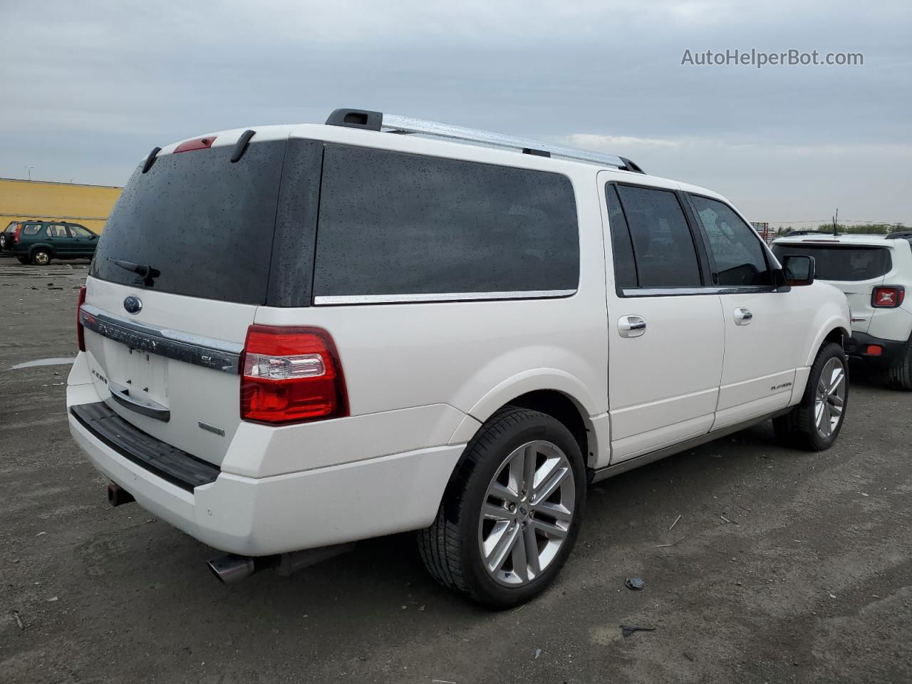 2017 Ford Expedition El Platinum White vin: 1FMJK1MT6HEA28520