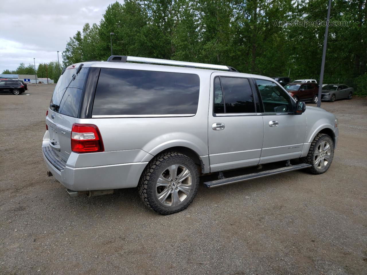 2017 Ford Expedition El Platinum Silver vin: 1FMJK1MT7HEA43155