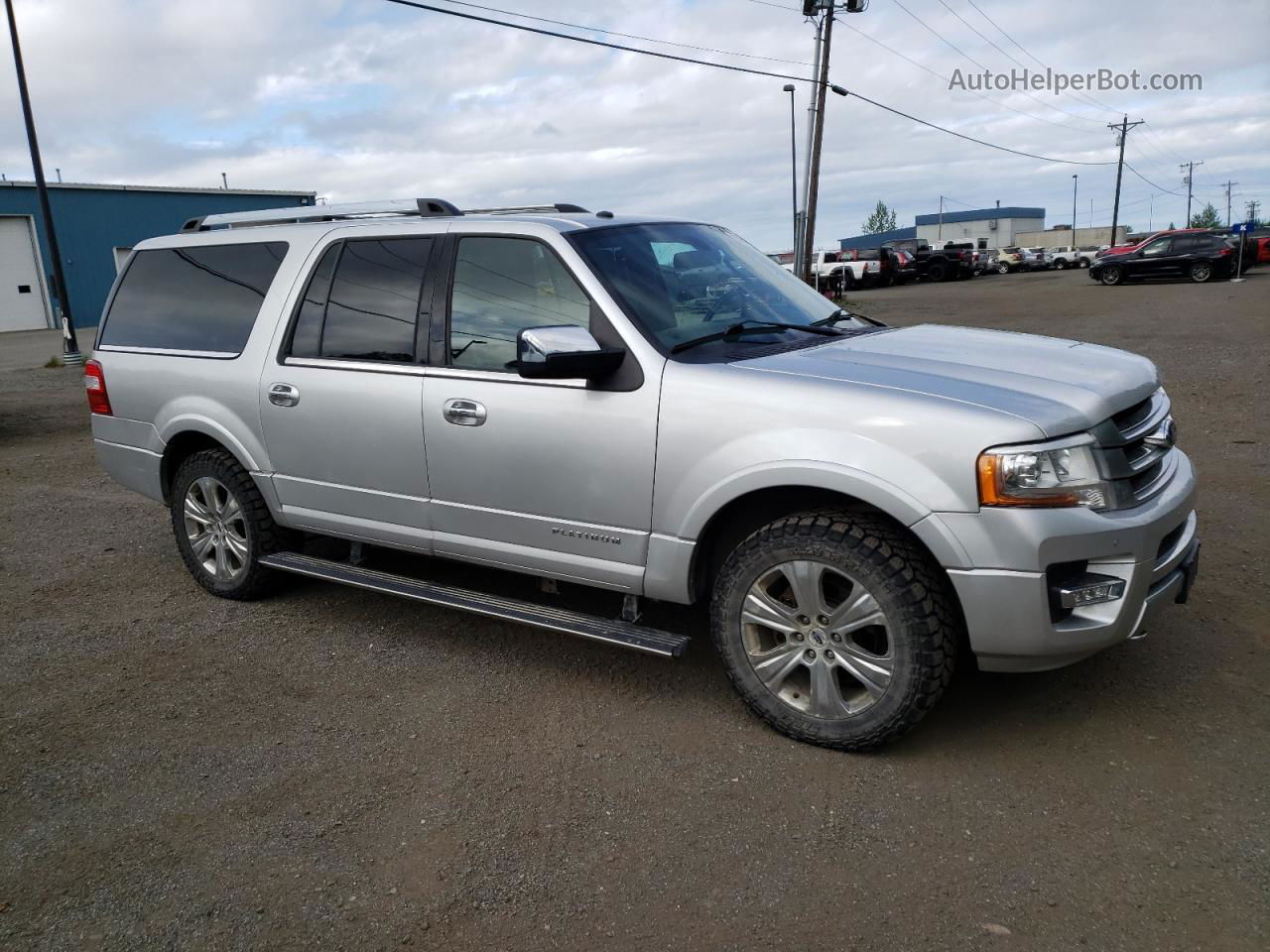 2017 Ford Expedition El Platinum Silver vin: 1FMJK1MT7HEA43155