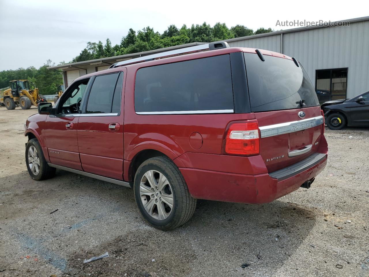 2016 Ford Expedition El Platinum Red vin: 1FMJK1MT8GEF08153