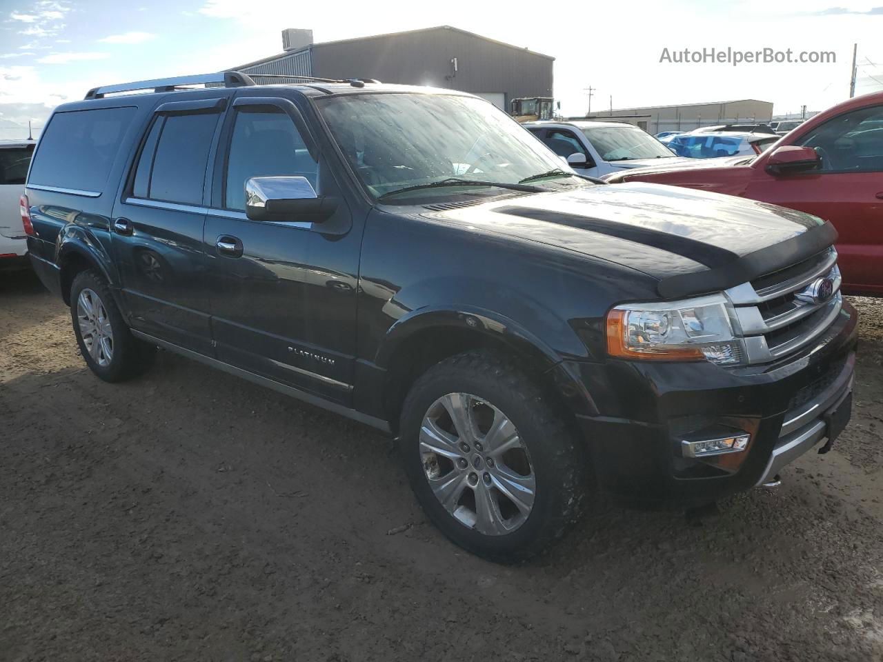 2016 Ford Expedition El Platinum Черный vin: 1FMJK1MT9GEF06525