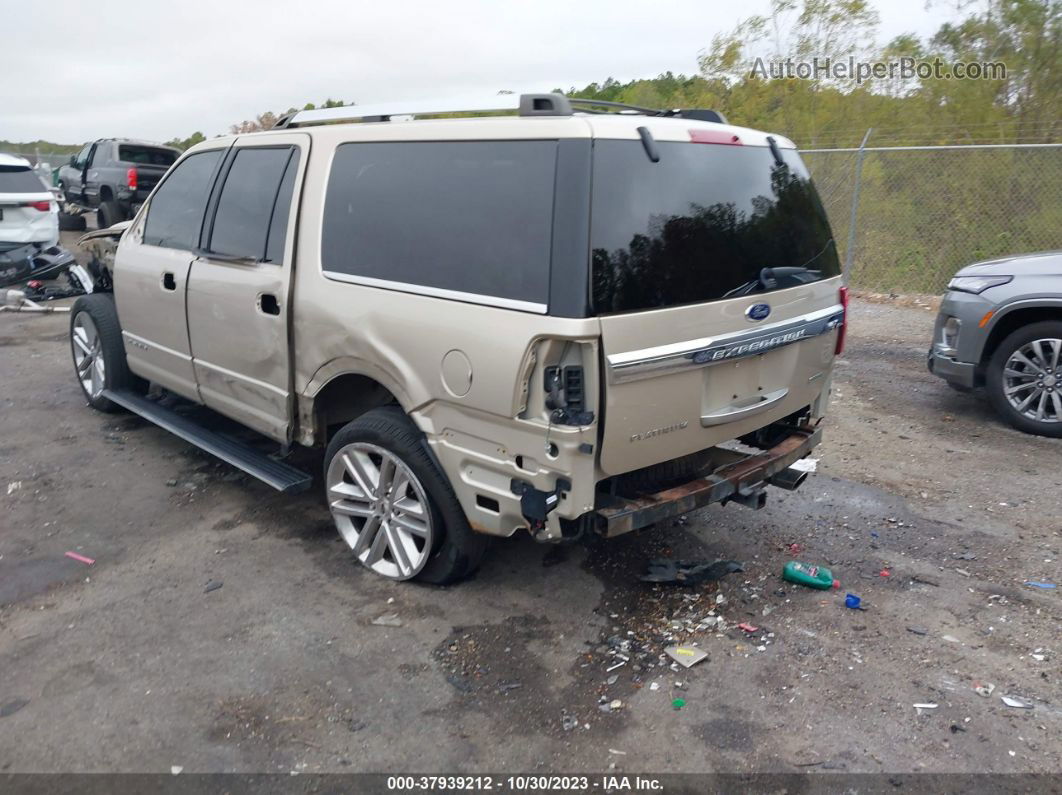 2017 Ford Expedition El Platinum Gold vin: 1FMJK1MT9HEA00503