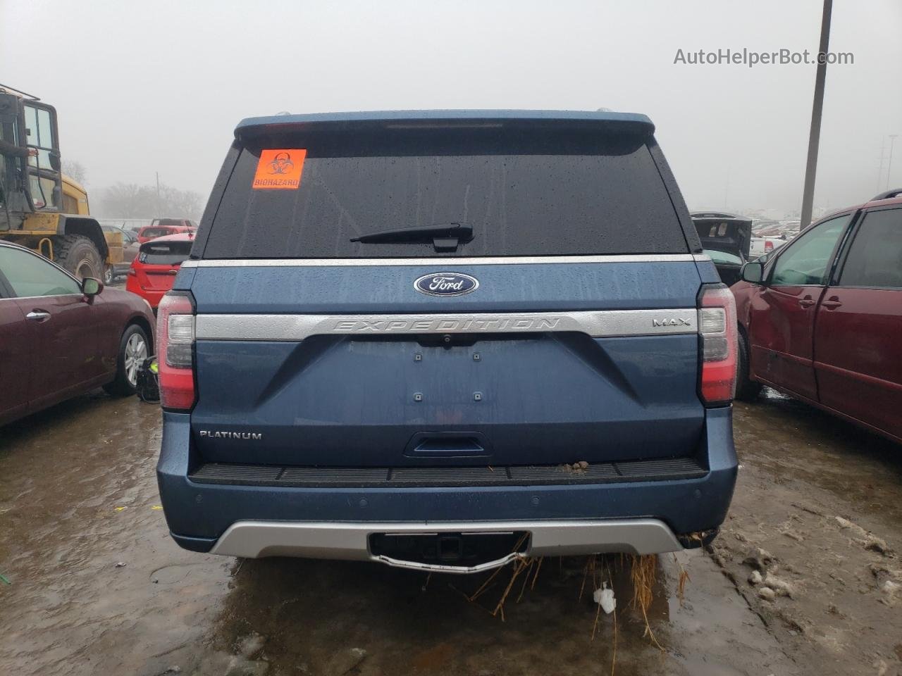 2018 Ford Expedition Max Platinum Blue vin: 1FMJK1MTXJEA03156