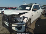 2020 Ford Expedition Max King Ranch White vin: 1FMJK1NT0LEA66395