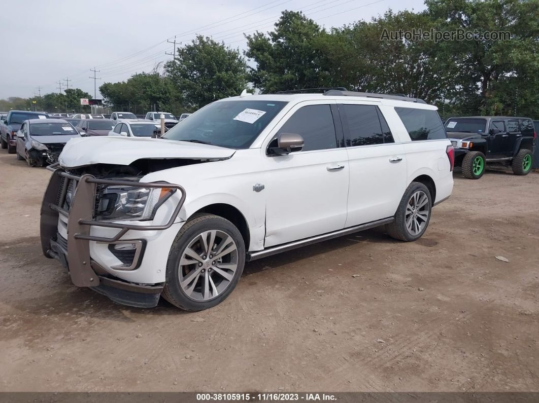 2020 Ford Expedition King Ranch Max White vin: 1FMJK1NT0LEA66395