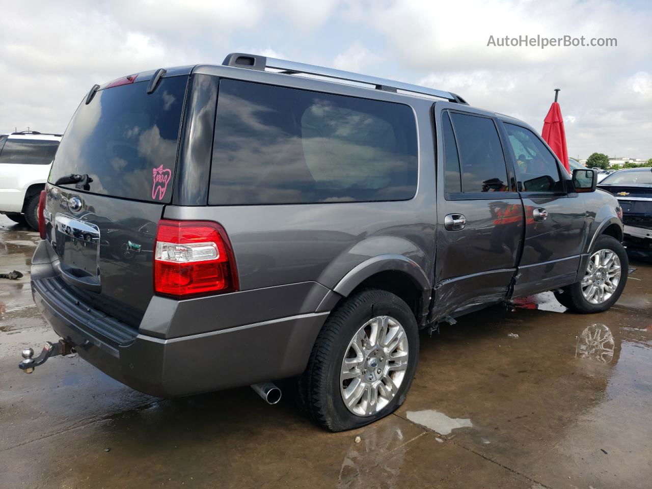 2012 Ford Expedition El Limited Gray vin: 1FMJK2A51CEF42084