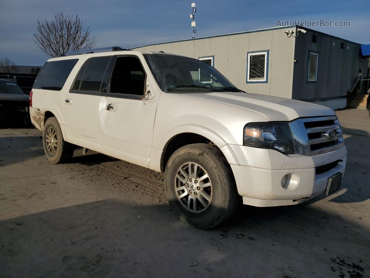 2012 Ford Expedition El Limited White vin: 1FMJK2A52CEF46337