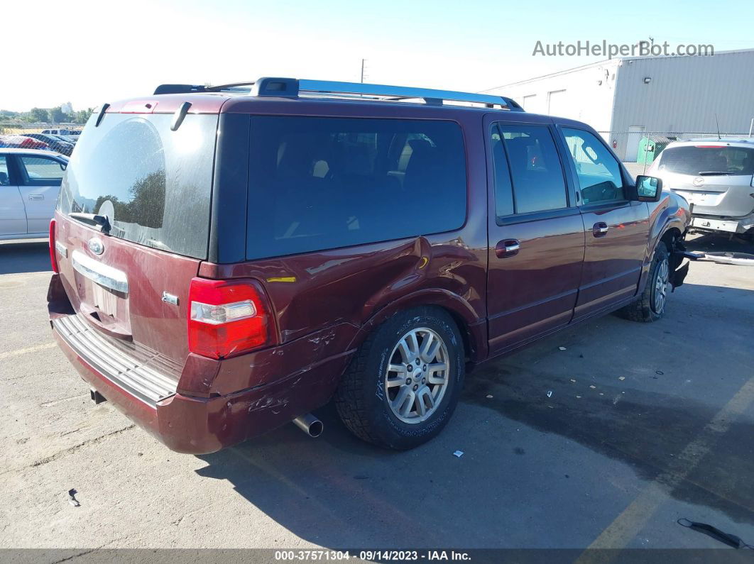 2012 Ford Expedition El Limited Red vin: 1FMJK2A54CEF28955