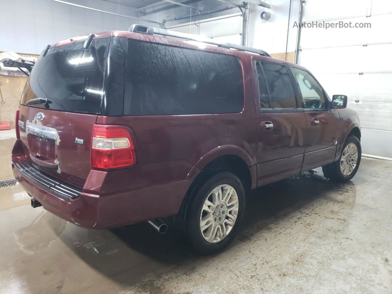 2012 Ford Expedition El Limited Burgundy vin: 1FMJK2A54CEF44959