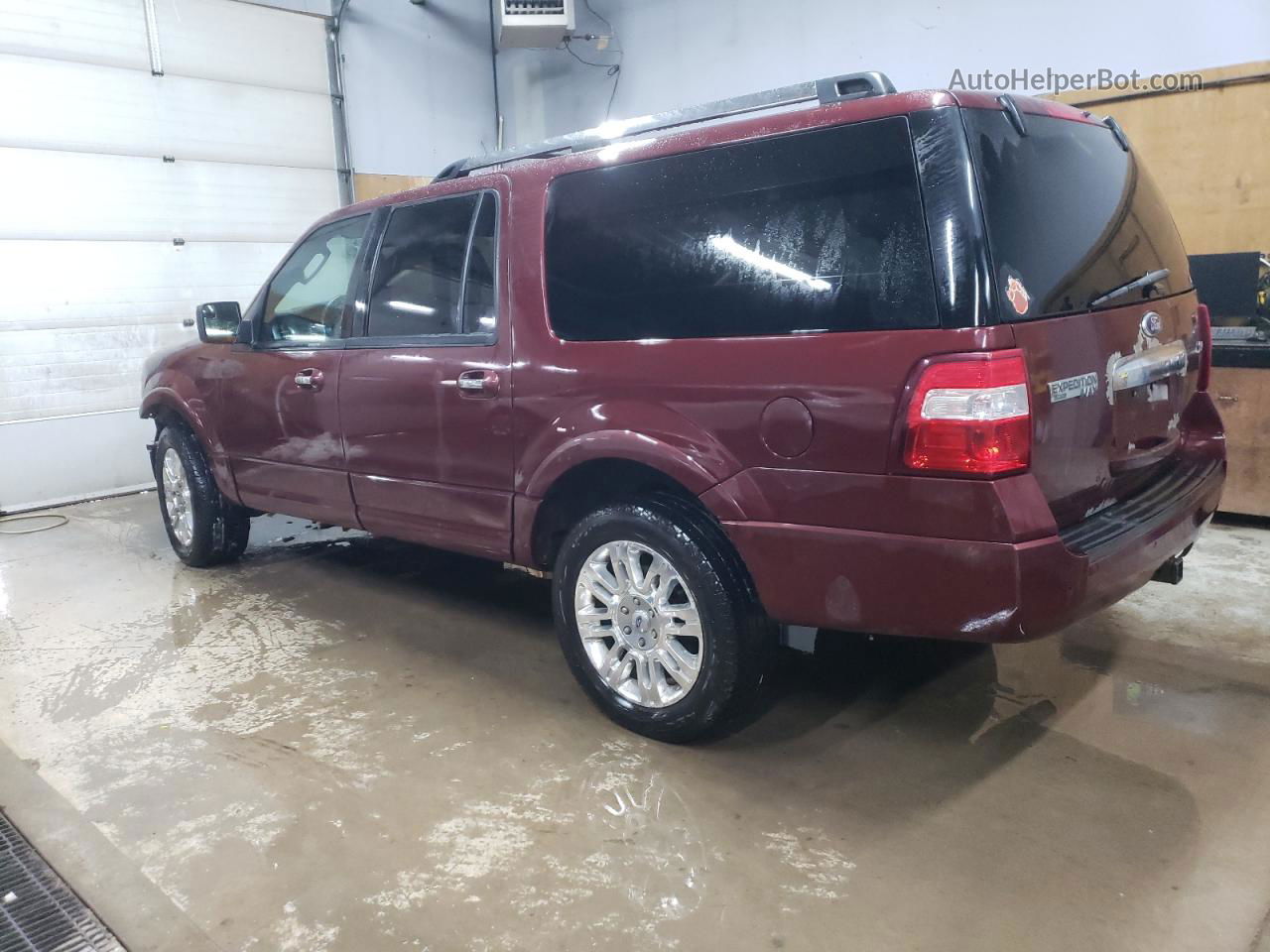 2012 Ford Expedition El Limited Burgundy vin: 1FMJK2A54CEF44959